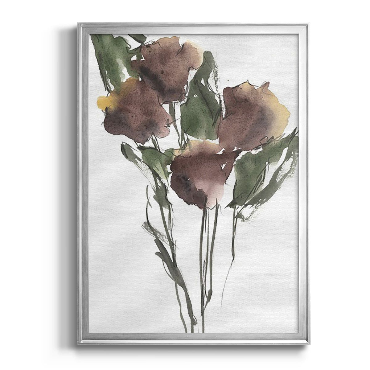Growing Wild I - Modern Framed Canvas Print