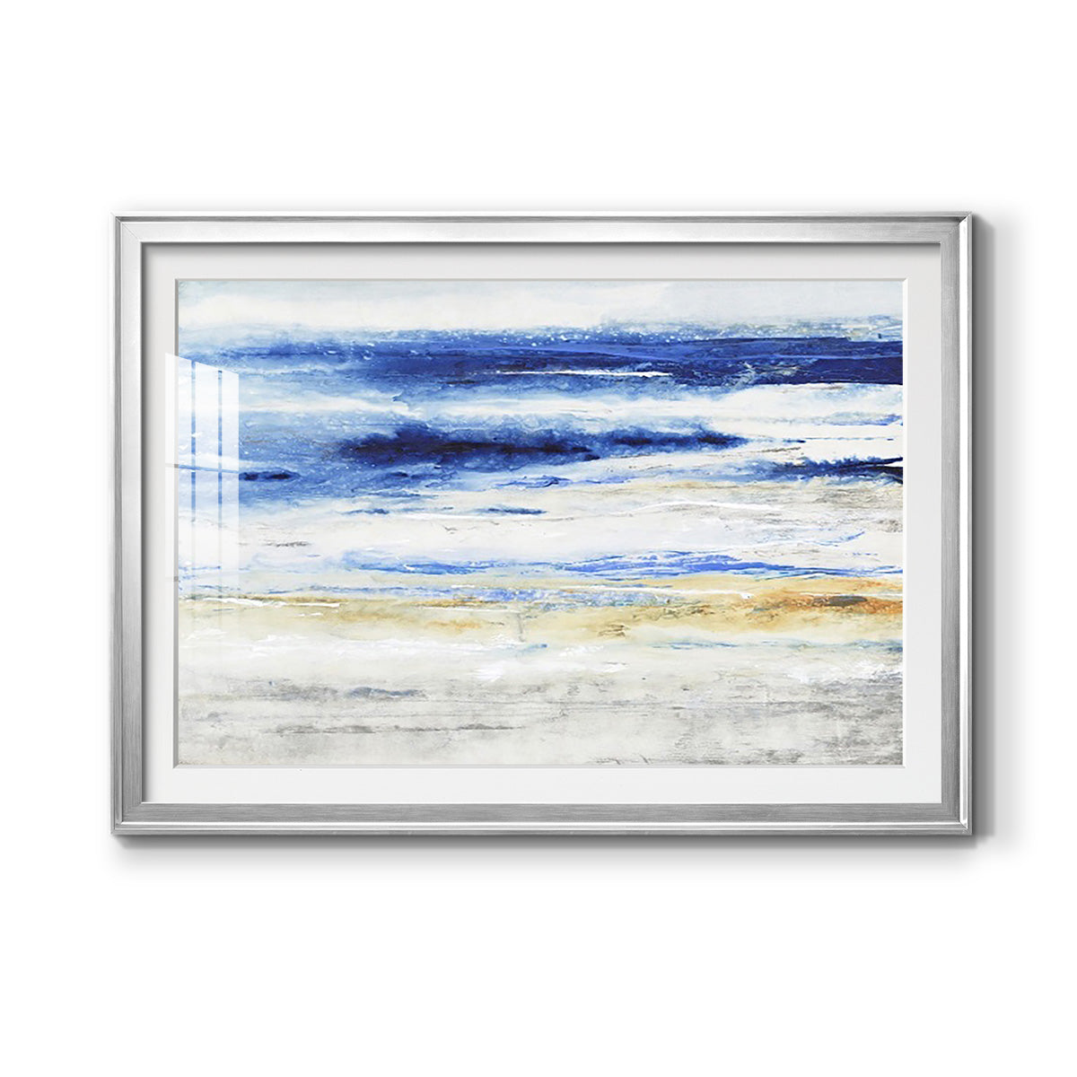 Choppy Seas I - Modern Framed Art Print