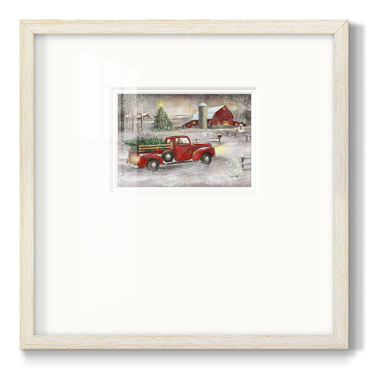 Making Christmas Memories Premium Framed Print Double Matboard