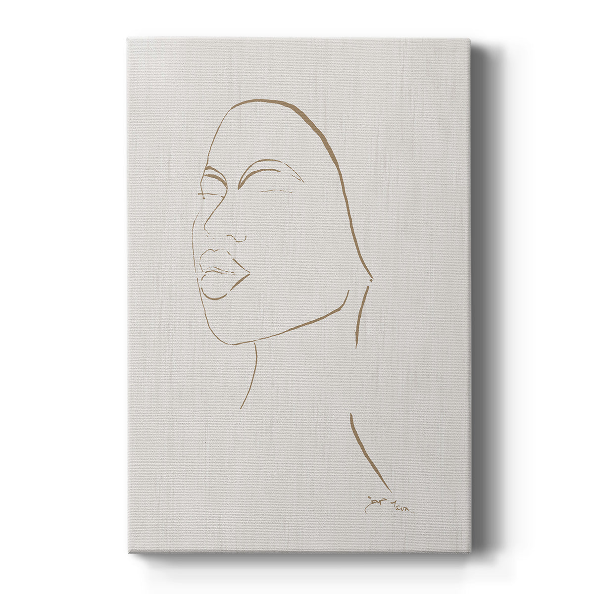 Portrait Sketch II Premium Gallery Wrapped Canvas - Ready to Hang