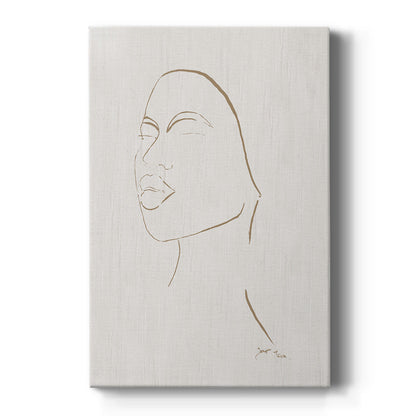 Portrait Sketch II - Canvas Art Print