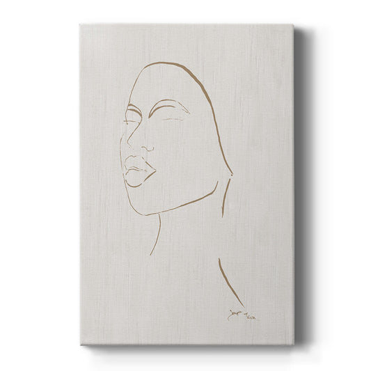 Portrait Sketch II - Canvas Art Print