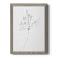 Botanical Gesture V - Barnwood Framed Canvas Print