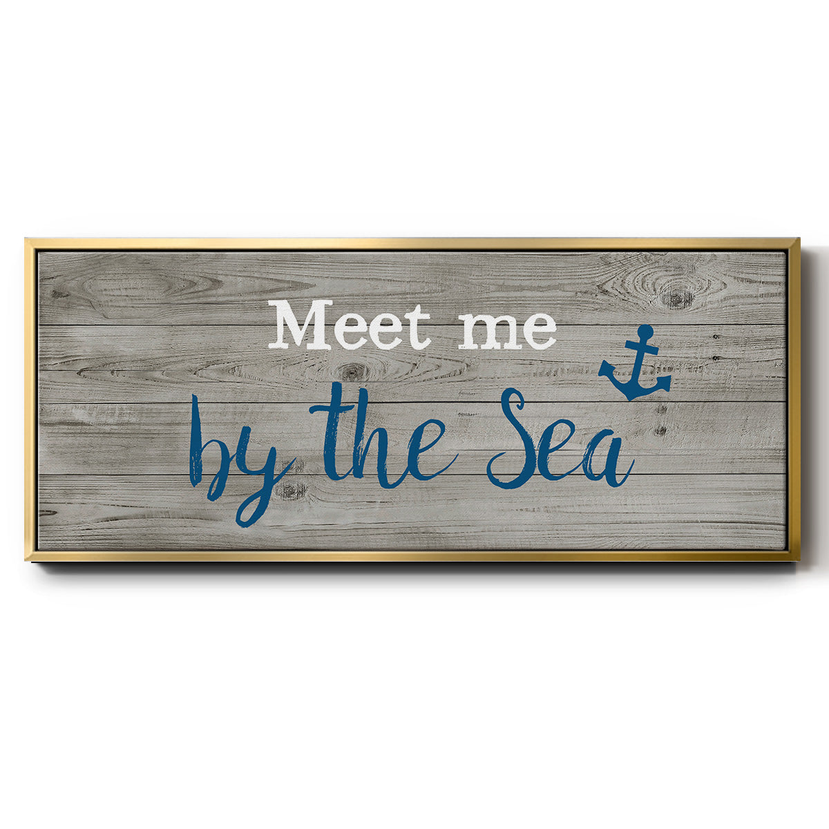 Meet Me - Floater Framed Canvas Print