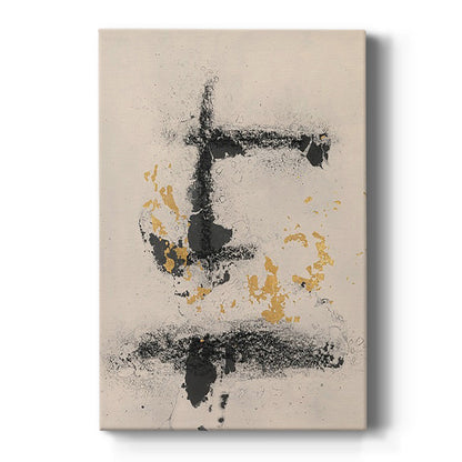 Charcoal Remnants II - Canvas Art Print