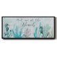 Seahorses and Coral - Floater Framed Canvas Print