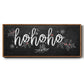Ho Ho Ho - Floater Framed Canvas Print