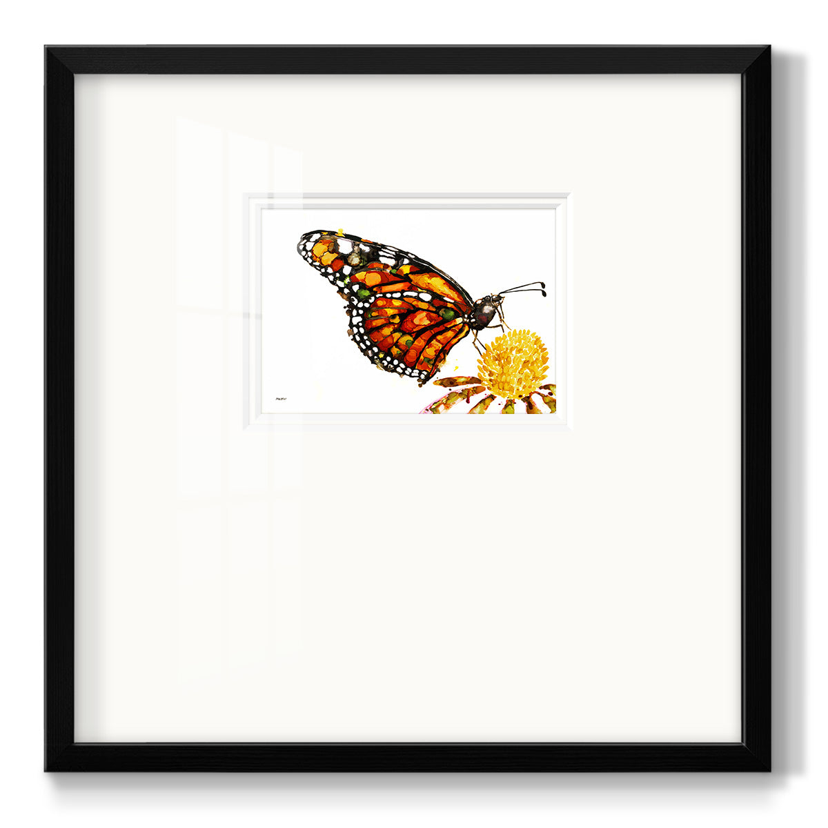 Wings I Premium Framed Print Double Matboard