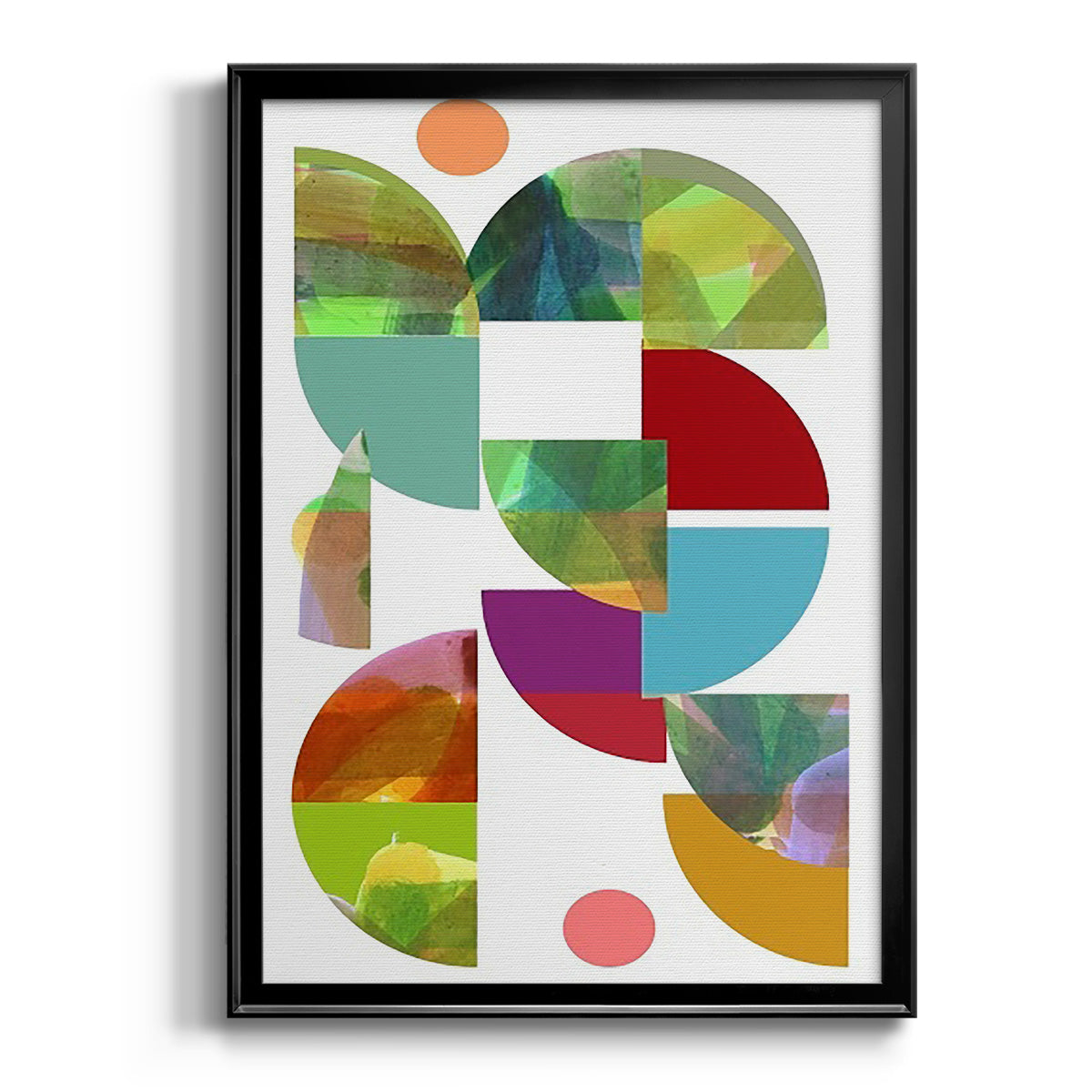 Dorset Shapes I - Modern Framed Canvas Print
