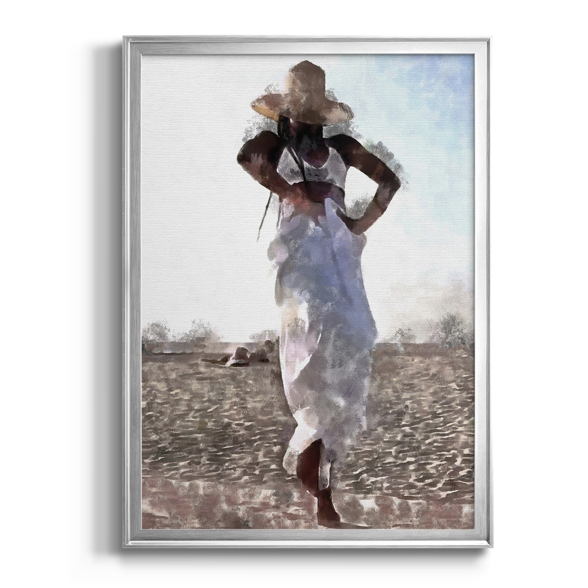 Her Dance I - Modern Framed Canvas Print