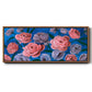 Layered Petals III - Floater Framed Canvas Print