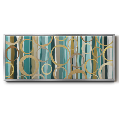 Watson's Garden II - Floater Framed Canvas Print