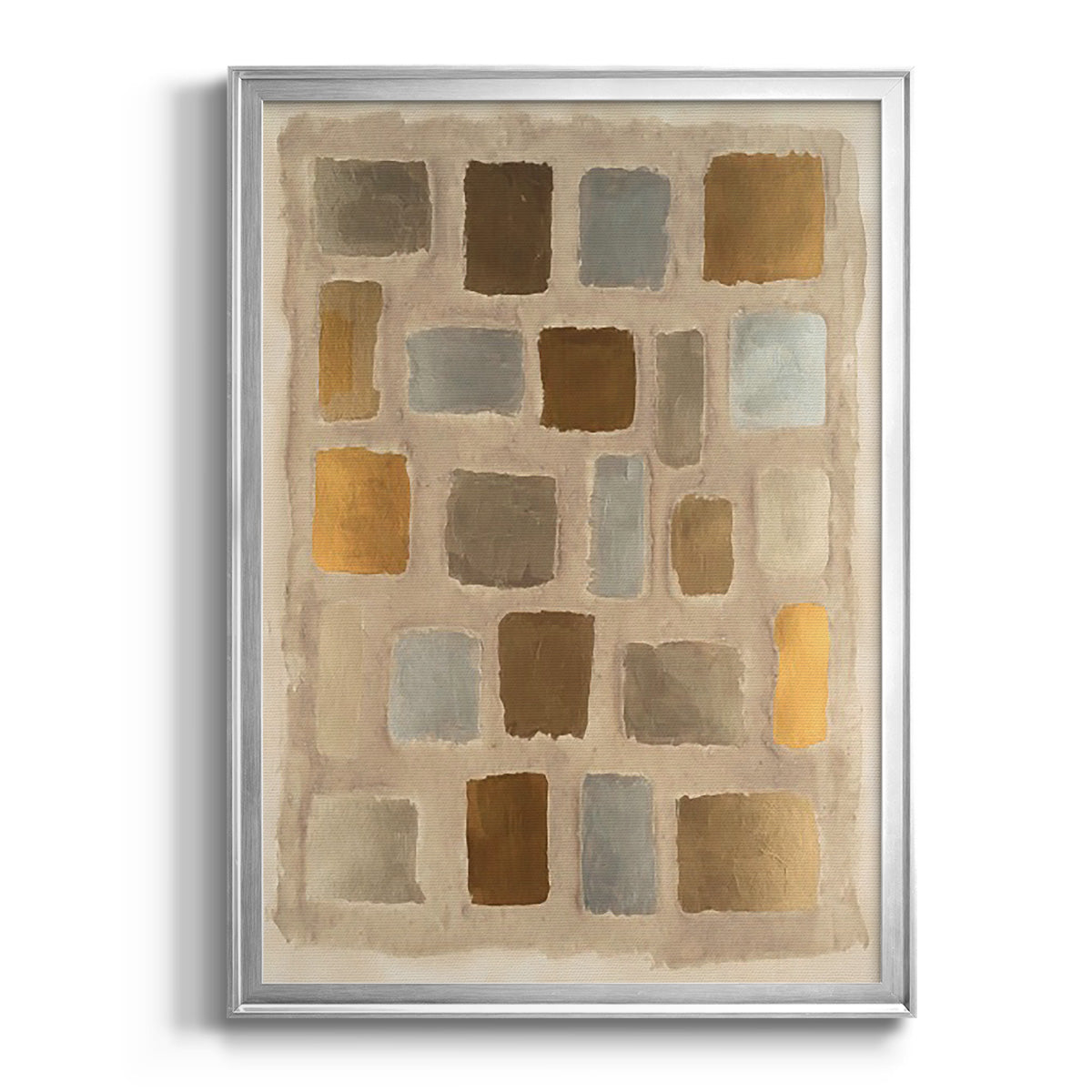 Sand Shaped II - Modern Framed Canvas Print