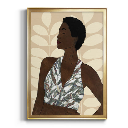 Ethnic Beauty I - Modern Framed Canvas Print