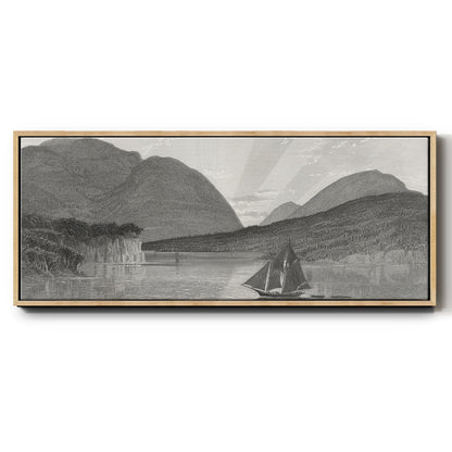 Mount Desert, Coast of Maine - Floater Framed Canvas Print