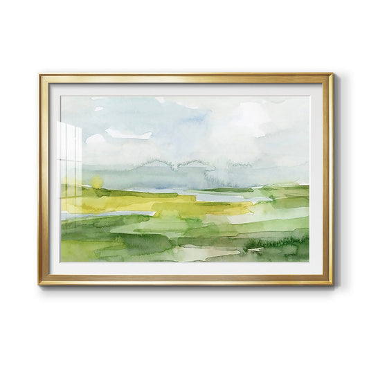 Watery Lowlands II Premium Framed Print - Ready to Hang