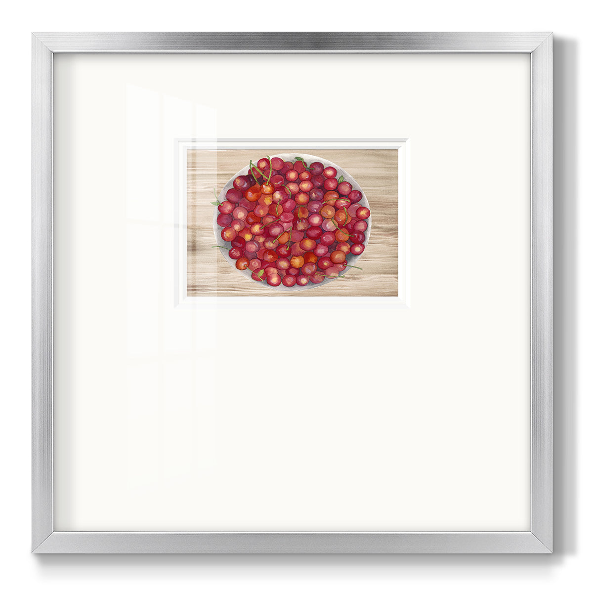 Bowls of Fruit IV Premium Framed Print Double Matboard