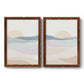 Wave Tableau I - Premium Framed Canvas 2 Piece Set - Ready to Hang