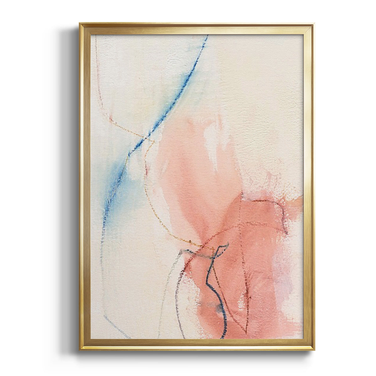 Barxan II - Modern Framed Canvas Print
