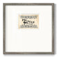 Antique French Label III - Double Matboard Framed Print