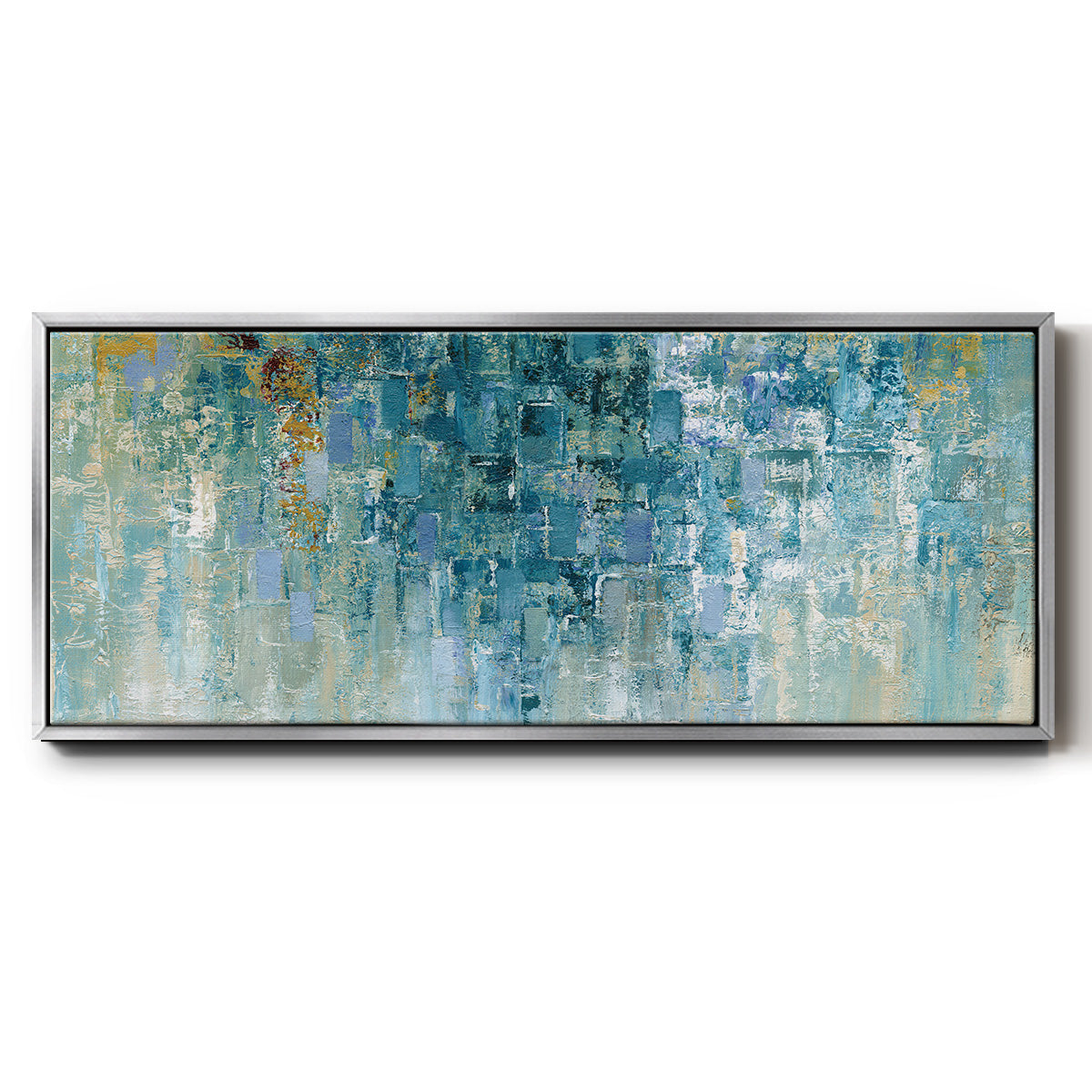 I Love the Rain - Floater Framed Canvas Print