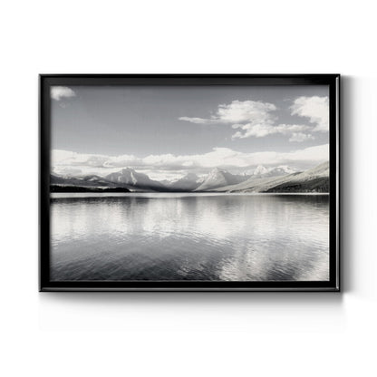 Crystal Lake - Modern Framed Canvas Print