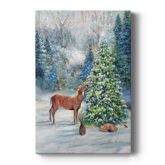 Winter Gathering Premium Gallery Wrapped Canvas - Ready to Hang