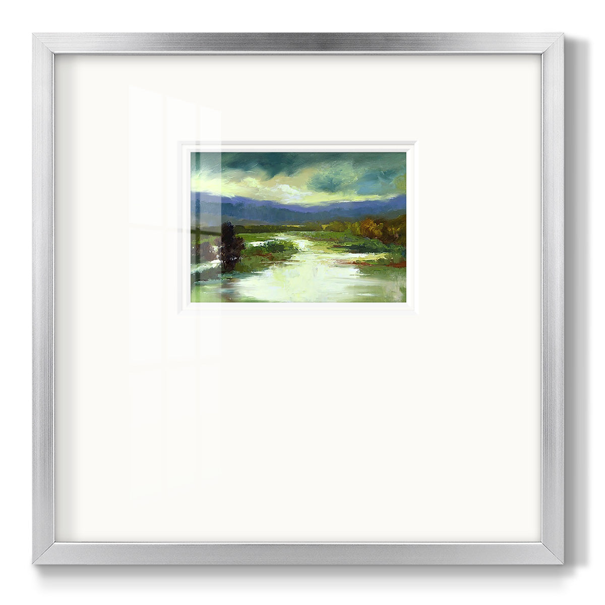 Mountain Meadow Premium Framed Print Double Matboard