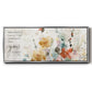 Full Bloom Verse - Floater Framed Canvas Print