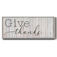 Give Thanks - Floater Framed Canvas Print