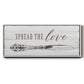 Spread the Love - Floater Framed Canvas Print