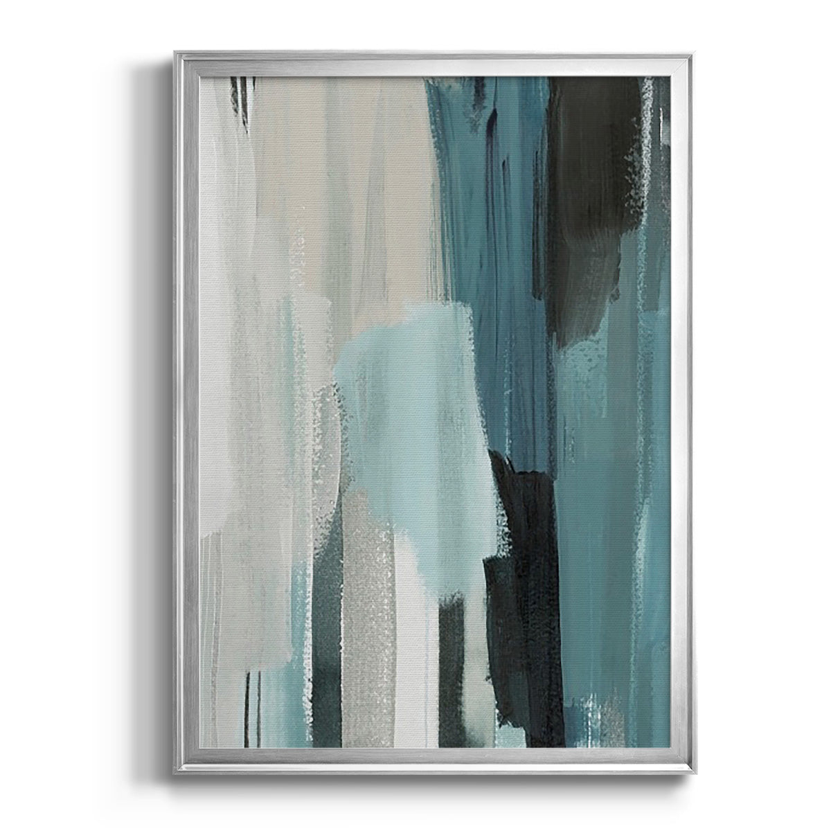 Scribe Shore I - Modern Framed Canvas Print