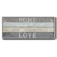 Home Love - Floater Framed Canvas Print