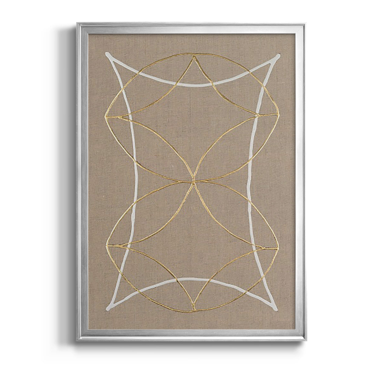 Hyperbola I - Modern Framed Canvas Print