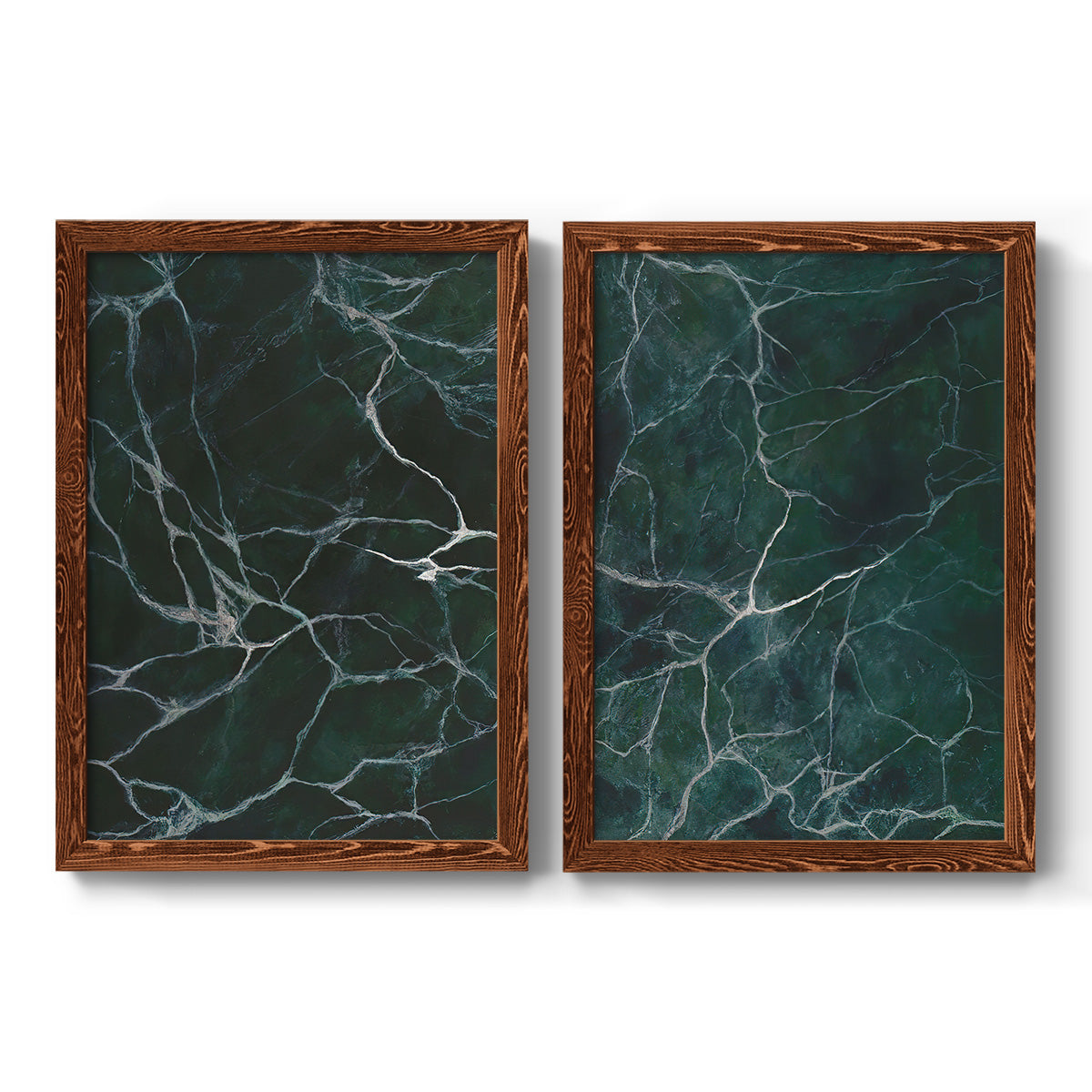 Jade Marble I - Premium Framed Canvas 2 Piece Set - Ready to Hang