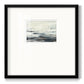 On the Stormy Seas - Double Matboard Framed Print