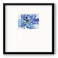 Fleur Bleue I Premium Framed Print Double Matboard