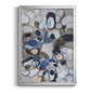 Santa Cruz Beach Stones - Modern Framed Canvas Print