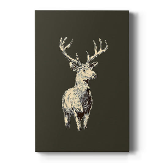 Pale Winter Candle Parish - Canvas Art Print