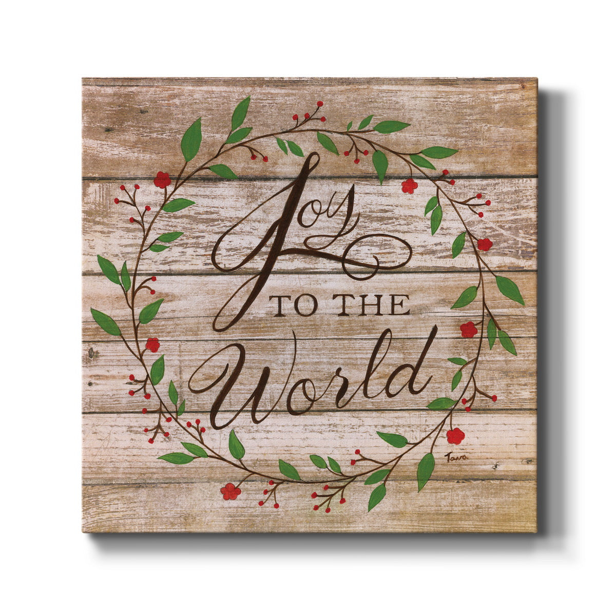 Joy To The World-Premium Gallery Wrapped Canvas - Ready to Hang