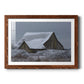 Winter Barn - Barnwood Framed Art Print