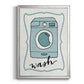 Wash - Modern Framed Canvas Print