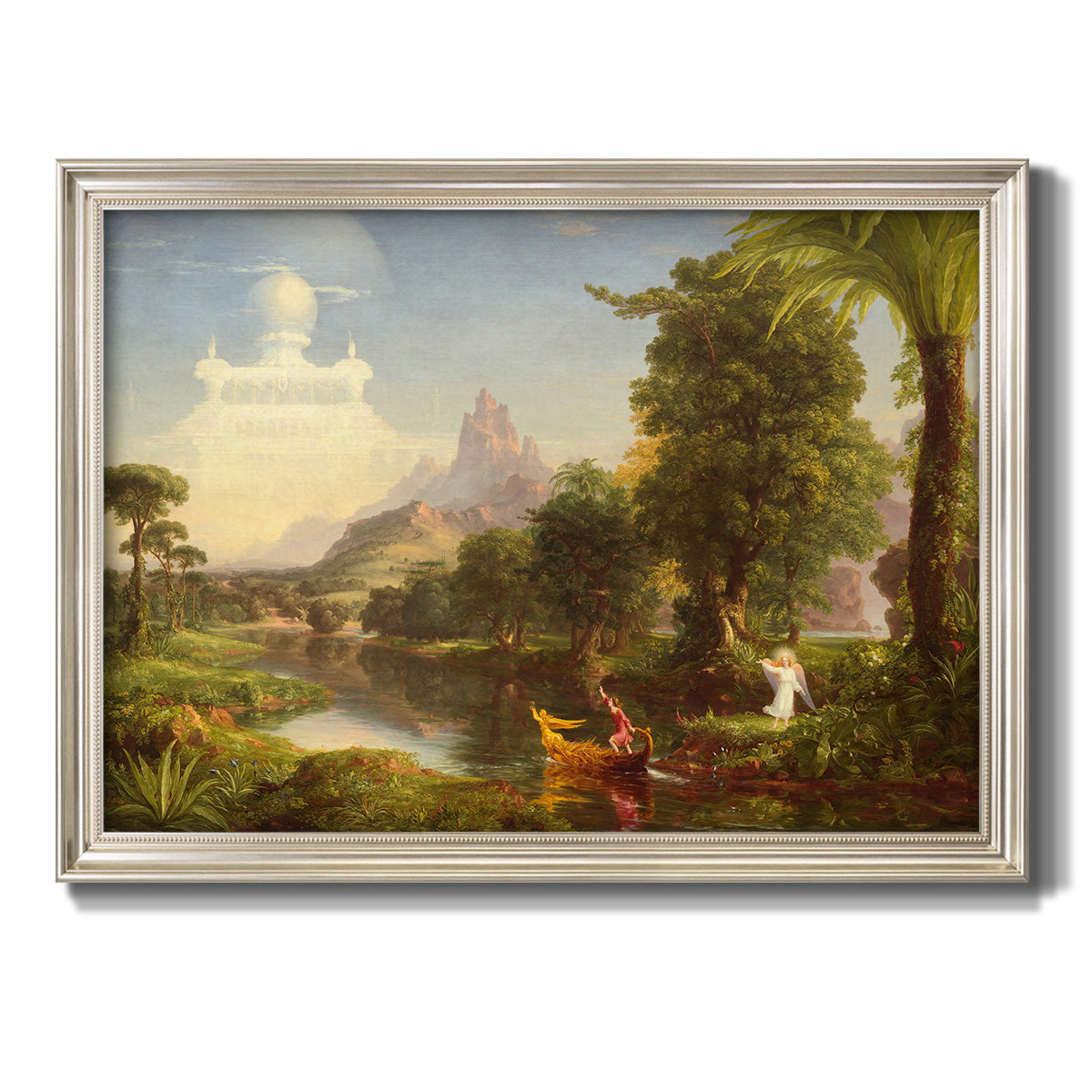 Voyage of Life: Youth - Ornate Framed Canvas Print