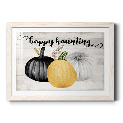 Happy Haunting - Barnwood Framed Art Print