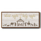 Silent Night Nativity - Floater Framed Canvas Print