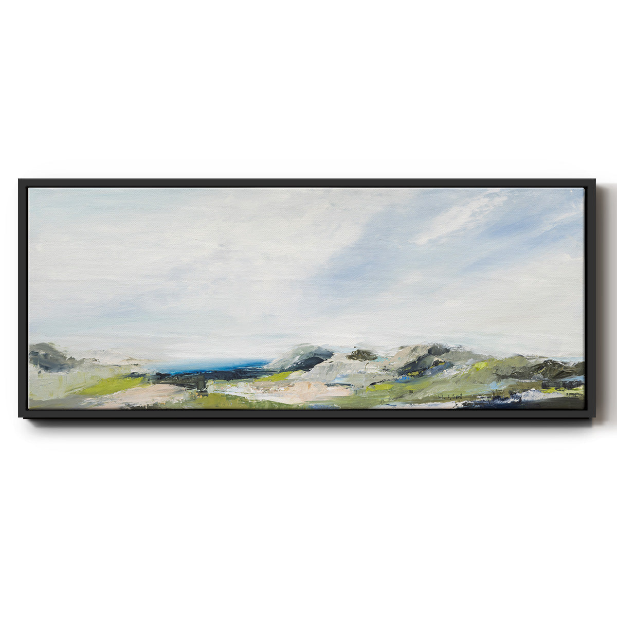The Earth Sings - Floater Framed Canvas Print