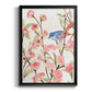 Cherry Blossom Perch II - Modern Framed Canvas Print