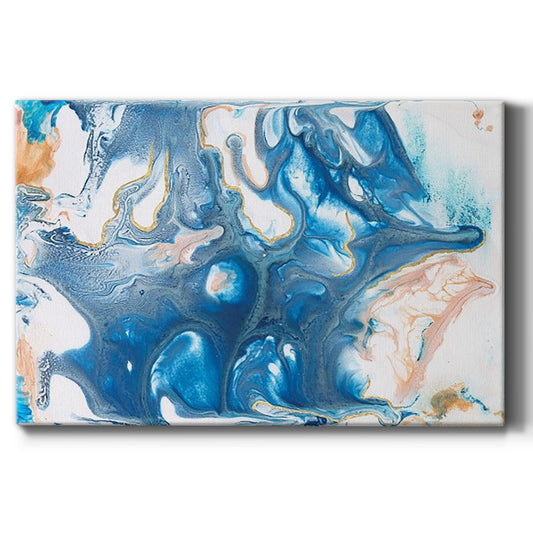 Dancing Blue II - Canvas Art Print