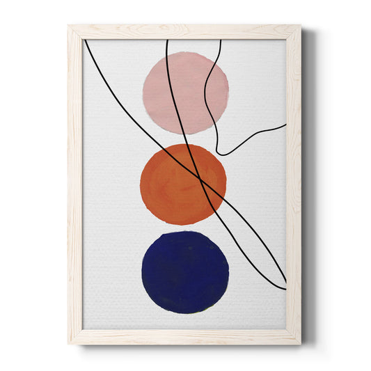 Millenium Geo Abstract - Barnwood Framed Canvas Print