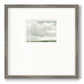 Gray Stone Sky III - Double Matboard Framed Print